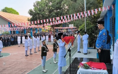 SMP Negeri 9 Kota Tangerang Selatan Gelar Upacara Peringatan HUT ke-81 Kemerdekaan Republik Indonesia