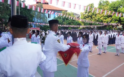 Semangat Merah Putih Berkibar di SMPN 9 Kota Tangerang Selatan